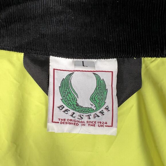 VTG Belstaff Dry Rain Jacket Nylon Moto Retro Purple Neon Storage Fanny Bag Sz L - Picture 7 of 9